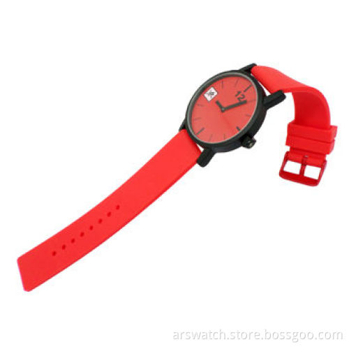 Colorful silicone plastic watches in Japan quartz movement,colorful choices in eco-friendly material